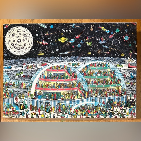 Where’s Waldo? In Hollywood Book and Puzzle The Future - Vintage 1992-1993 - Picture 10 of 12